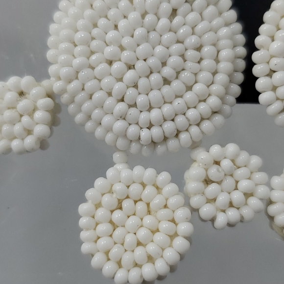 Rebecca minkoff white beaded ear - Picture 3 of 4